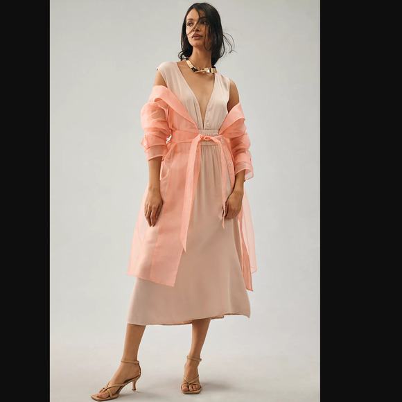 Cloth & Stone Sleeveless Deep-V Dress - New XL - Picture 2 of 7